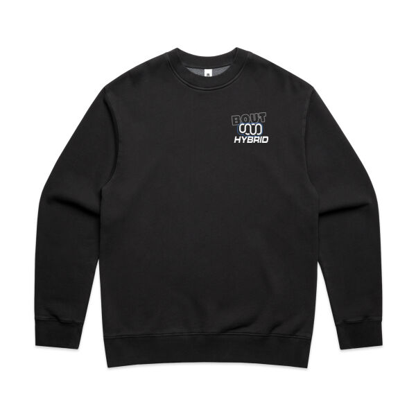 Mens Relax Faded Crew - Blue Print Thumbnail